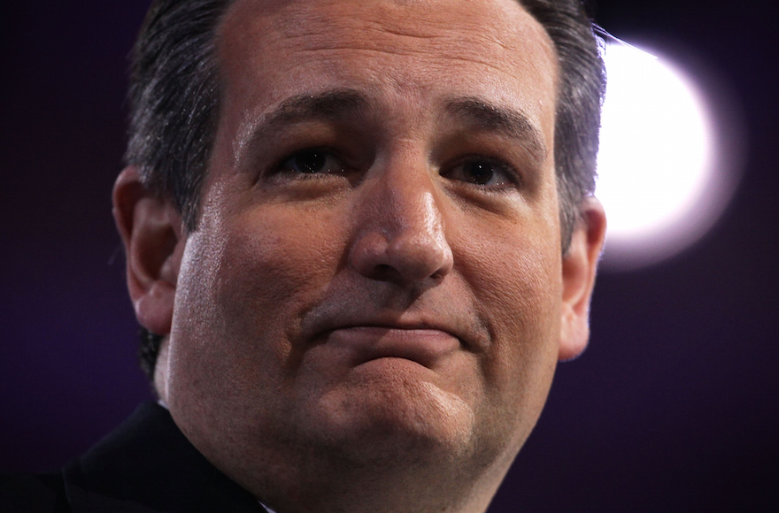 Sen. Ted Cruz R-Texas speaking during CPAC 2016 in National Harbor Maryland