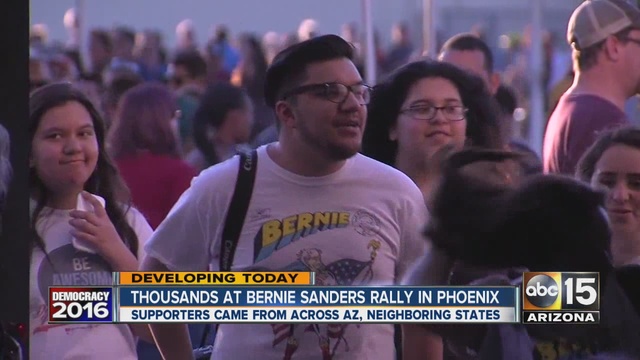 Several people from around the state joined locals at the event.                      KNXV