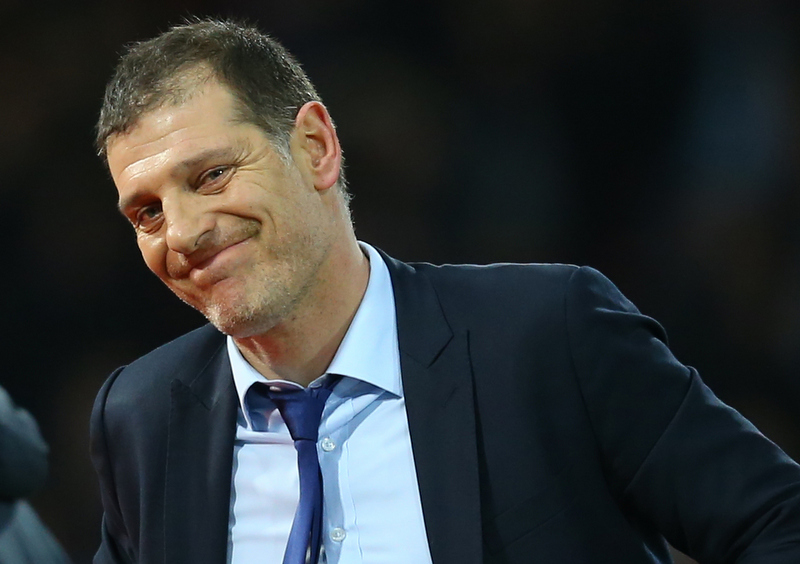 23 January 2016- Barclays Premier League- West Ham v Manchester City- Slaven Bilic Manager of West Ham United gives a wry smile as a last minute effort rebounds from the City crossbar