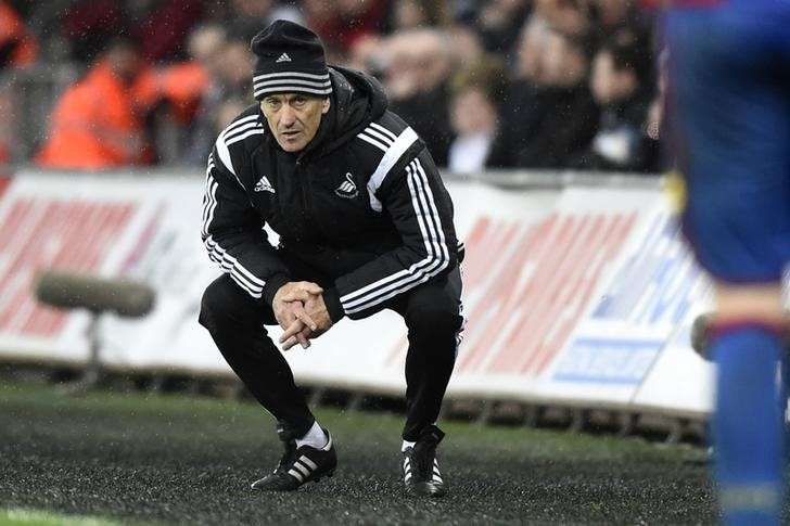 Football- Swansea City v Crystal Palace- Barclays Premier League- Liberty Stadium- 6/2/16 Swansea head coach Francesco Guidolin Mandatory Credit Action Images  Rebecca Naden Livepic