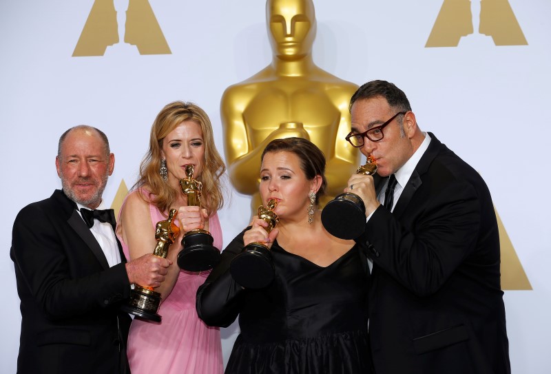 Producers Steve Golin Blye Pagon Faust Nicole Rocklin and Michael Sugar of the Best