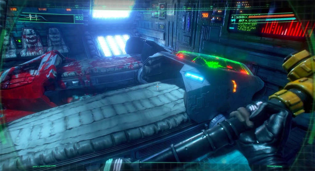 Here's some footage of System Shock: Remastered Edition in action