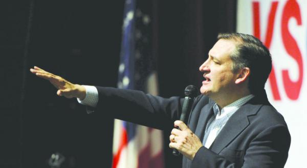 Ted Cruz speaks at a conference in Texas