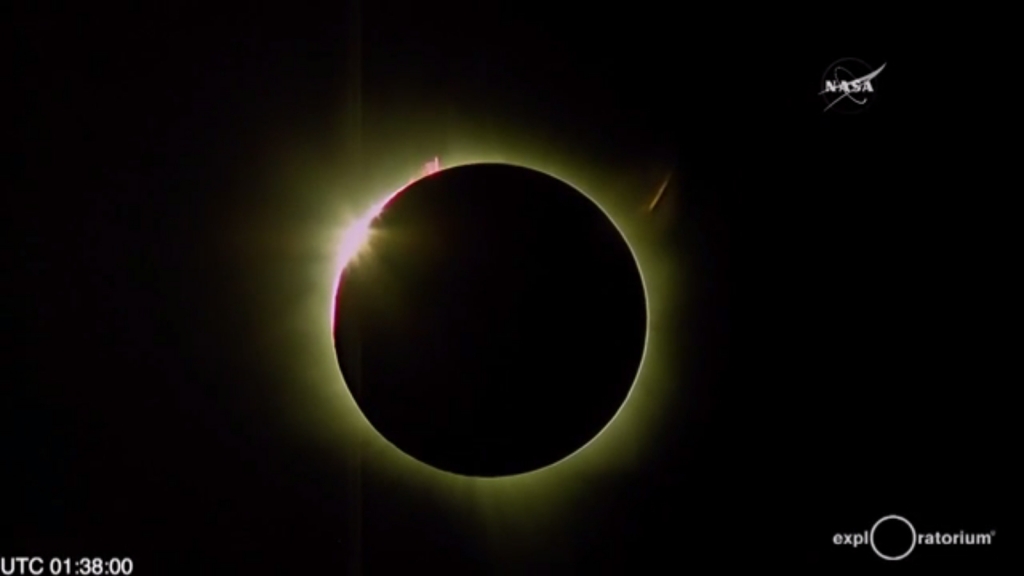 Total Solar Eclipse Wows Skywatchers Across Indonesia Pacific Region