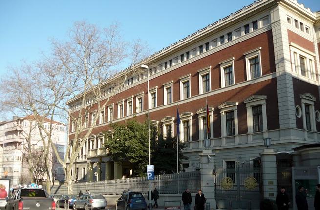 The German consulate general in Istanbul Turkey