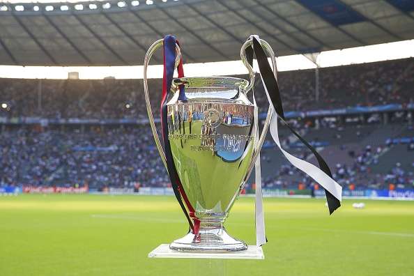 The UEFA Champions League trophy