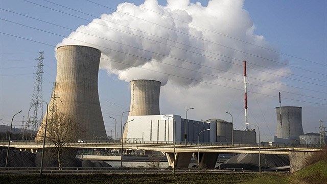 The nuclear power plant in Tihange Belgium