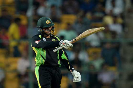 The 29-year-old Khawaja whacked seven fours and one six before he was bowled by Al Amin Hossain