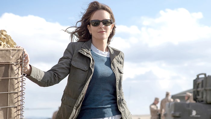 Tina Fey plays Kim Baker in'Whiskey Tango Foxtrot. Credit Frank Masi  Paramount