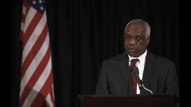 Supreme Court Justice Clarence Thomas Asks Question in Court for 1st Time in 10 Years