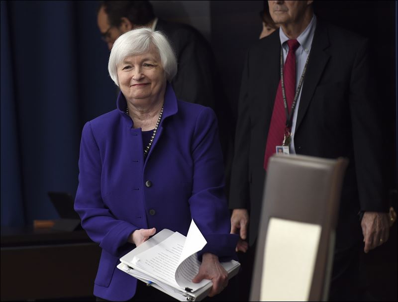 Federal Reserve Chairman Janet Yellen met with other Fed officials and decided on no action today and more gradual increases on interest rates