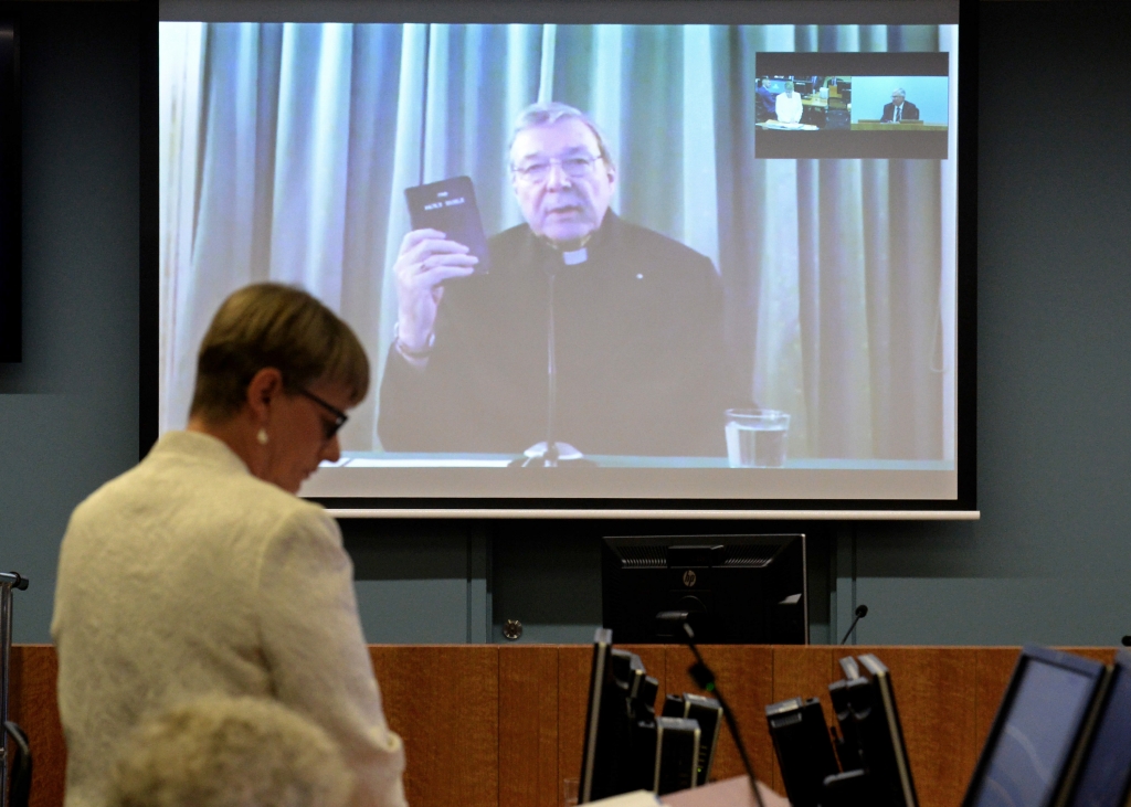 Australian cardinal denies deflecting blame for child sex-abuse scandal