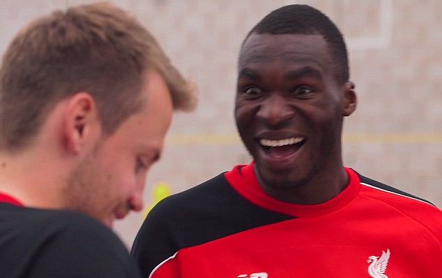 Video Christian Benteke almost starts giggling when asked about controversial Liverpool penalty