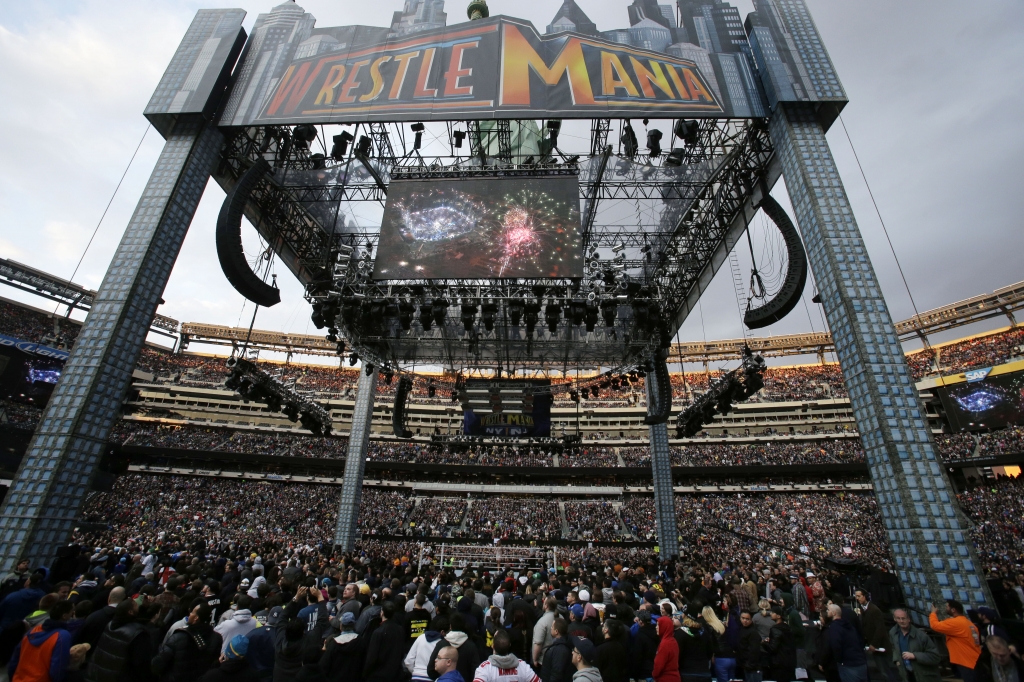 East Rutherford N.J. during the WWE Wrestlemania 29 event