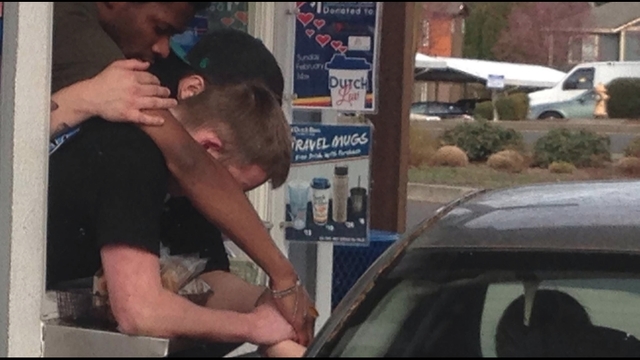 Coffee shop employees console grieving widow at drive-thru: 'It's like time stood still'