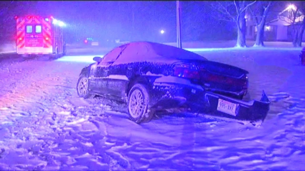 Chicago Weather Winter Weather Advisory in effect for dangerous travel conditions