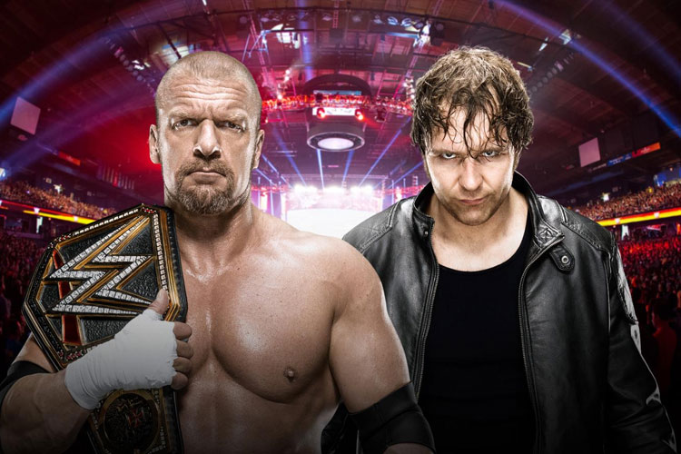 Triple H will fight Dean Ambrose at WWE Roadblock