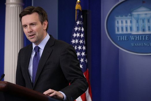 White House spokesperson Josh Earnest was critical of GOP presidential candidate Donald Trump for his failure to answer questions about former KKK leader David Duke's endorsement of his candidacy