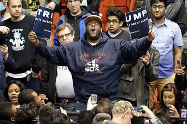 2016 election donald trump chicago uic uic pavilion trump rally