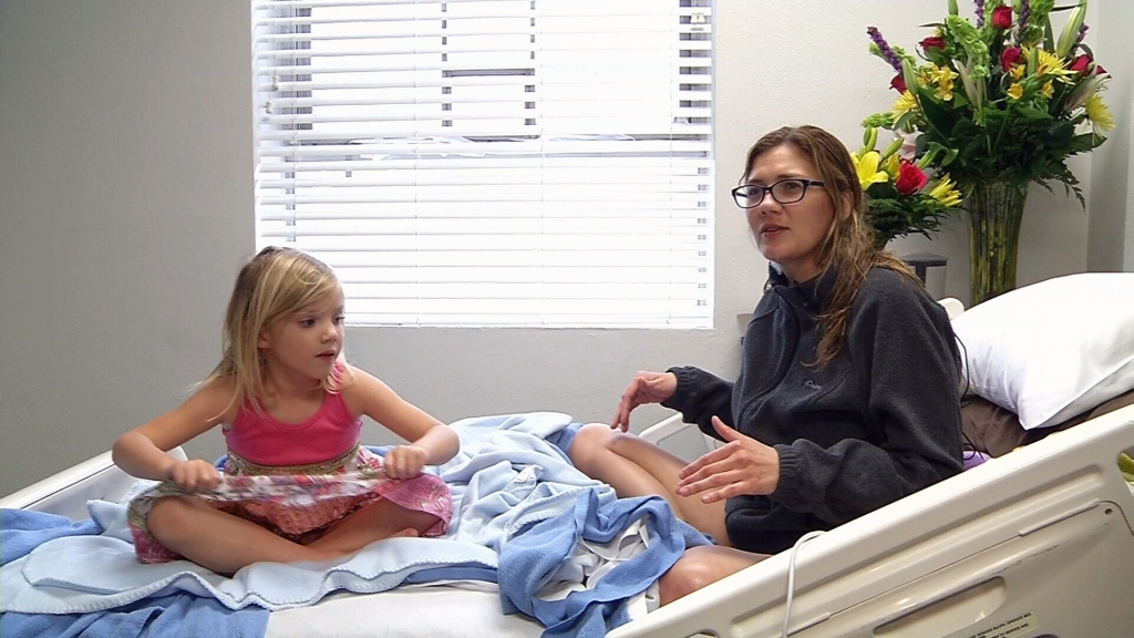 5 year old Allison Anderwald saved her mom Tracy from drowning on Friday