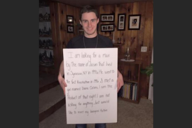 Teenager sends out heartfelt Facebook post to find his biological dad