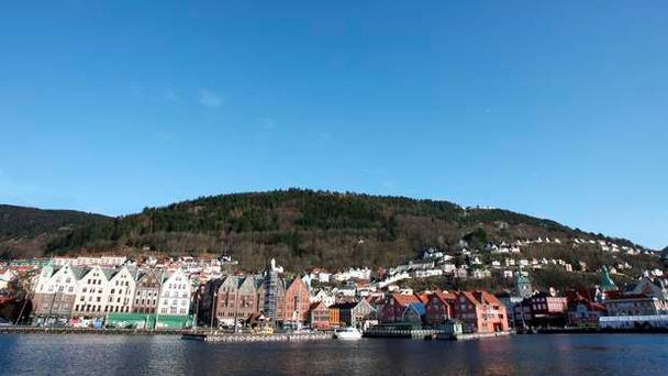 A helicopter has crashed near the Norwegian city of Bergen