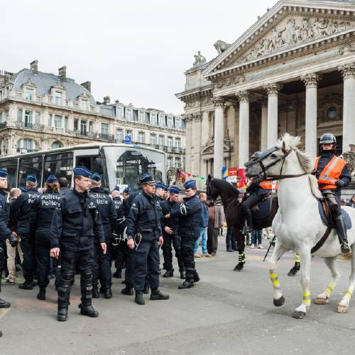 Authorities had banned all marches in Brussels after a far-right group announced its plans to hold an anti-Musl