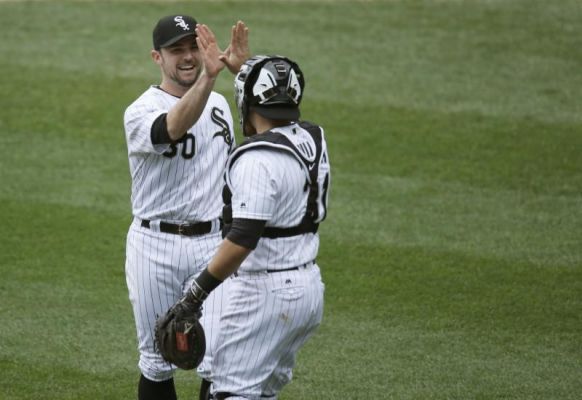 Chicago White Sox relief pitcher David Robertson