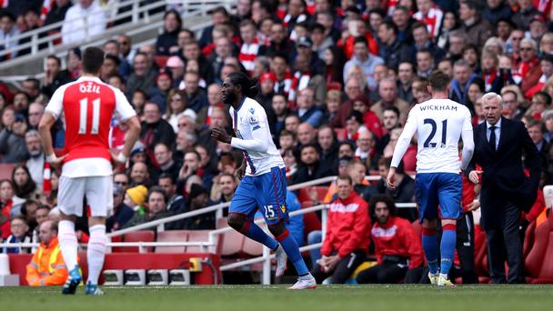 Arsene Wenger was left frustrated after Crystal Palace stole a point