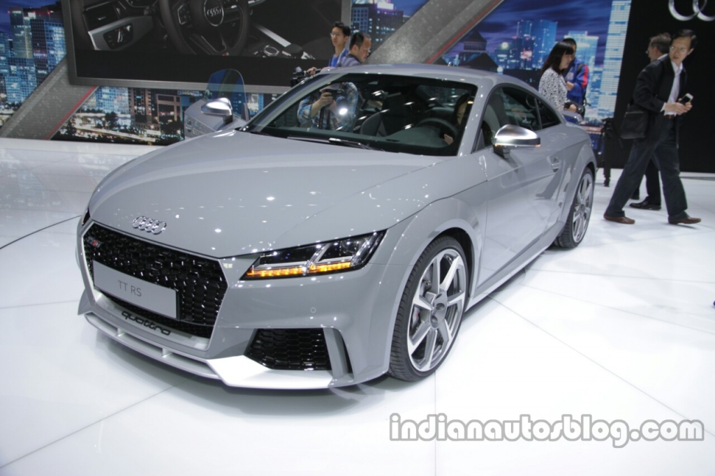 Audi TT-RS Coupe front three quarter at the Auto China 2016