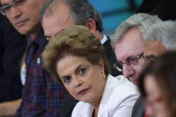 Brazil president lashes out at VP over impeachment effort