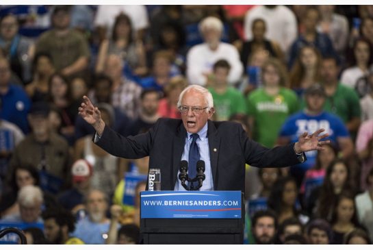 Democratic presidential candidate Sen. Bernie Sanders of Vermont seen speaking at an event in Huntington W. Va. on Tuesday is coming to the end of his amazing ride Daniel Dale writes