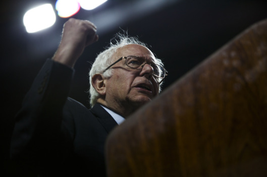 Bernie Sanders Holds Campaign Rally At Temple University In Philadelphia