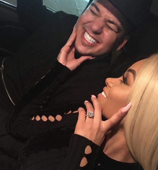 Rob Kardashian and Blac Chyna are ENGAGED – and her ring is ridiculous