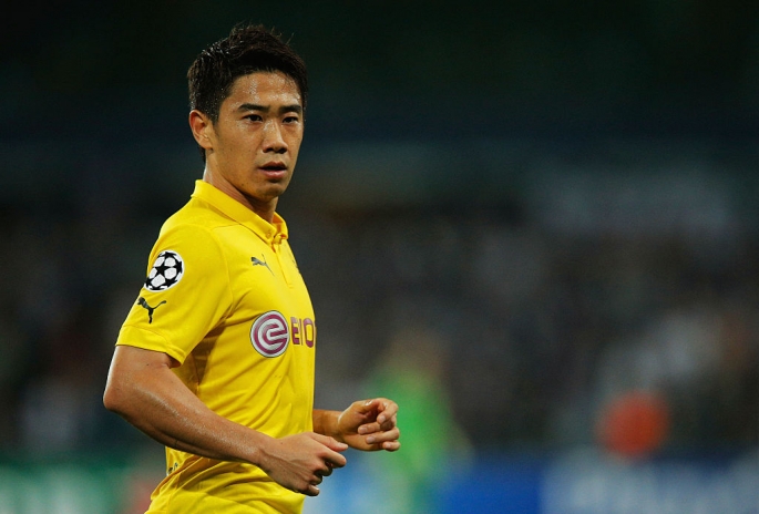 Borussia Dortmund attacking midfielder Shinji Kagawa