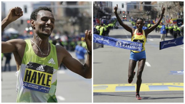 Ethiopians complete 1st sweep of Boston Marathon