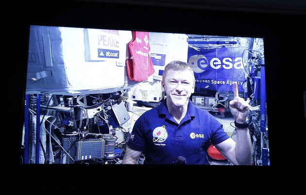 Astronaut Tim Peake shoots Liverpool from International Space Station