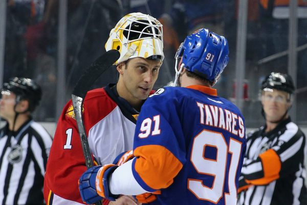 Captain John Tavares led the New York Islanders past Roberto Luongo and the favored Florida Panthers.		Bruce Bennett  Getty Images