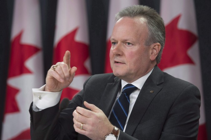 Bank of Canada governor Stephen Poloz at a news conference on Jan. 20 2016 in Ottawa. Canada’s central bank held its key rate unchanged at 0.50 percent on April 13