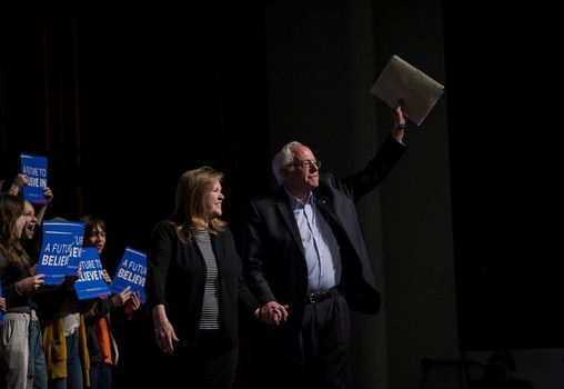 Vermont Senator Bernie Sanders won Wyoming's Democratic caucuses his eighth win in nine nominating contests proving his momentum against Clinton has staying power as they go into the New York primary