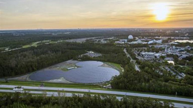 Disney's new solar farm is not-so-hidden Mickey