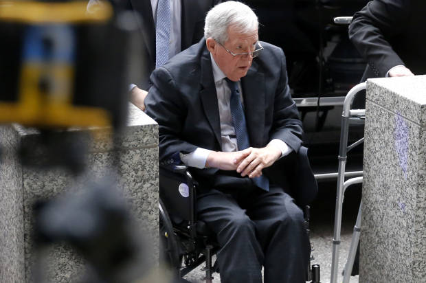 'A serial child molester: Judge sentences Dennis Hastert to 15 months in prison 2 years probation in sex abuse case