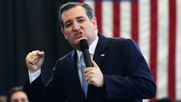 Republican presidential candidate Sen. Ted Cruz R-Texas speaks during a campaign event at Mekeel Christian Academy in Scotia N.Y