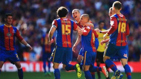 Crystal Palace beat Watford 1-0 at Wembley in the 2013-14 Championship play-off final