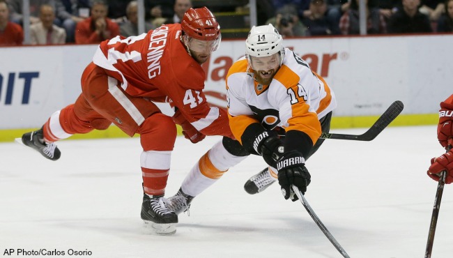 Detroit Red Wings Luke Glendening