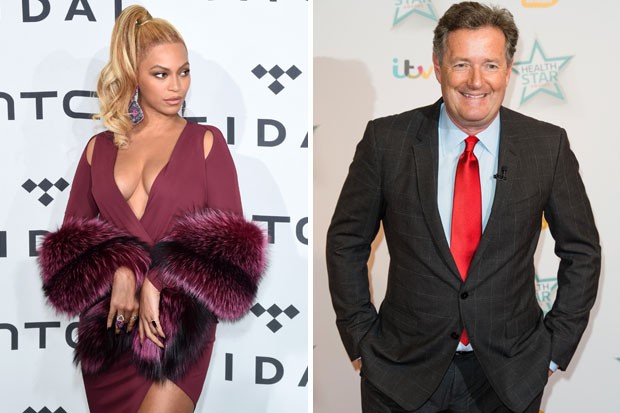 Beyonce and Piers Morgan