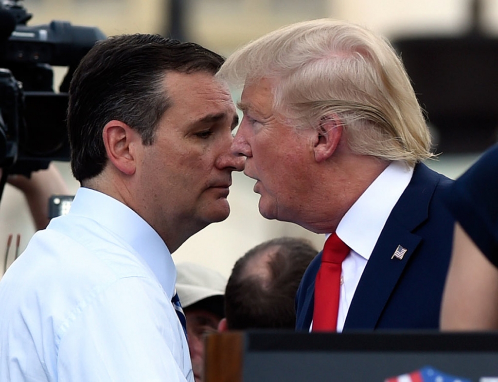 Ted Cruz and Donald Trump