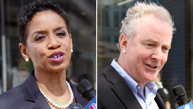 Donna Edwards and Chris Van Hollen