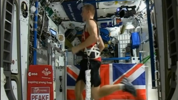 Tim Peake's marathon gets underway on the ISS