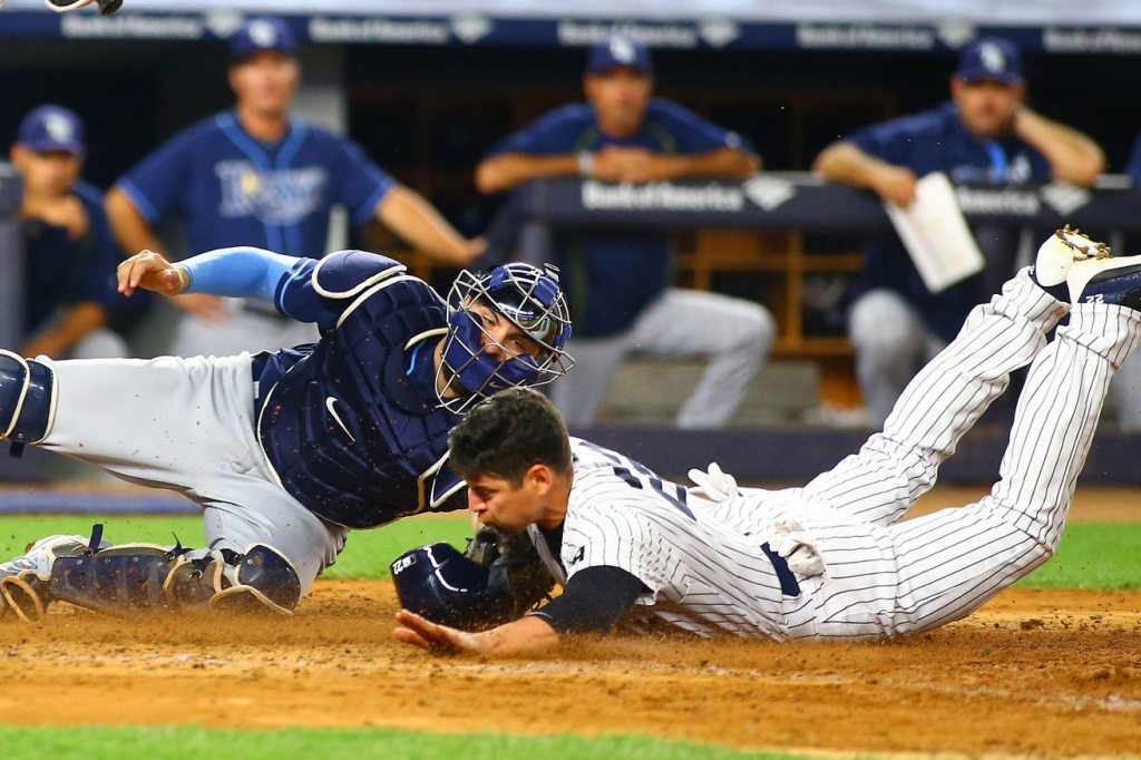 Ellsbury stealing home.- Andy Marlin-USA TODAY Sports